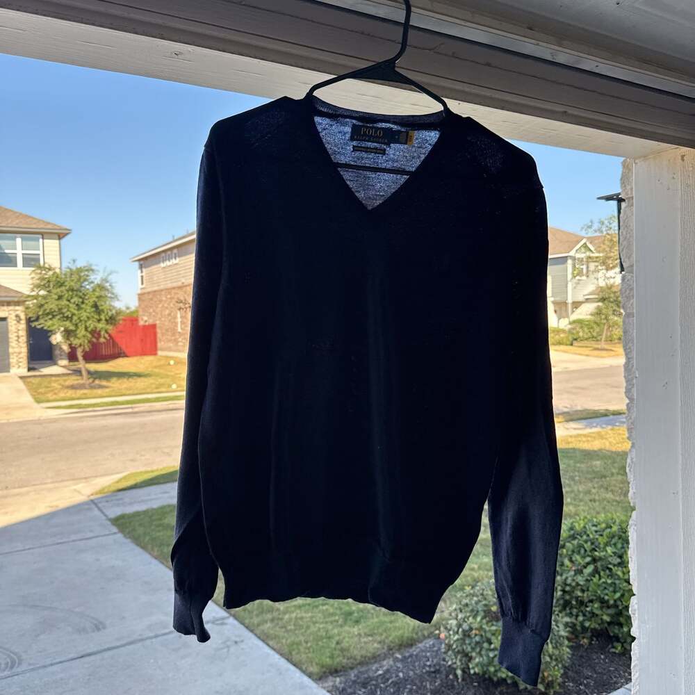 Polo Ralph Lauren Washable Wool V-Neck Sweater
